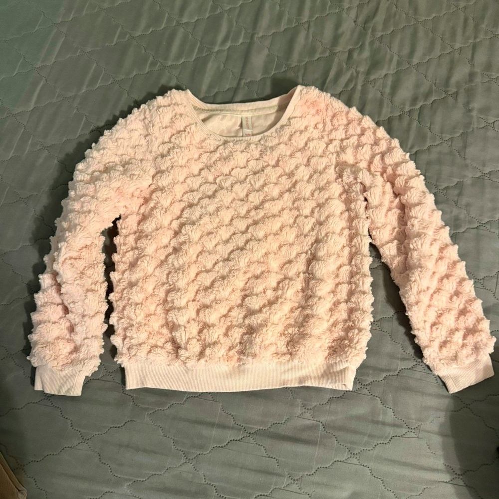 Textured Pink Sweater